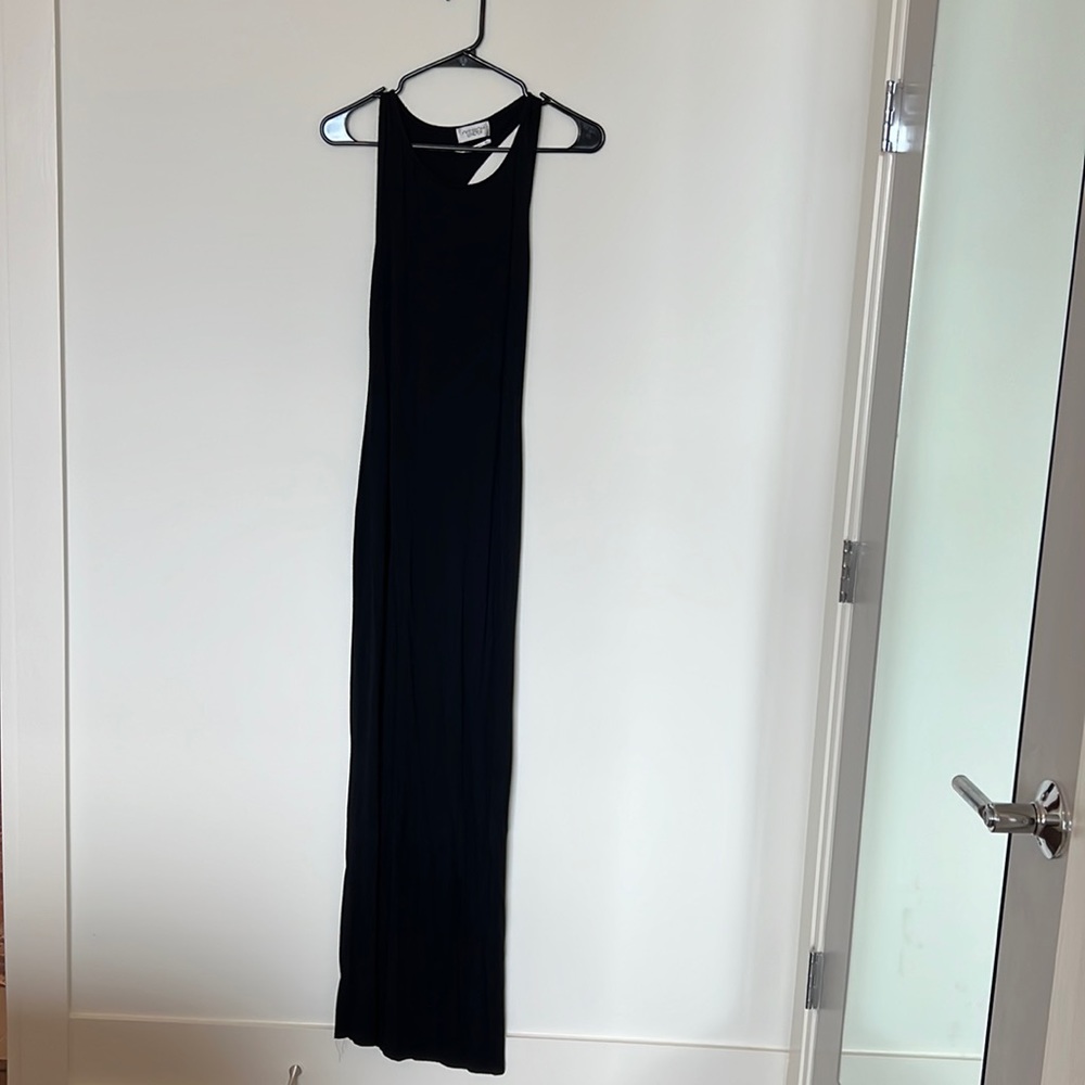Black Stretchy Cut Out Racerback Maxi Dress - Urban Outfitters